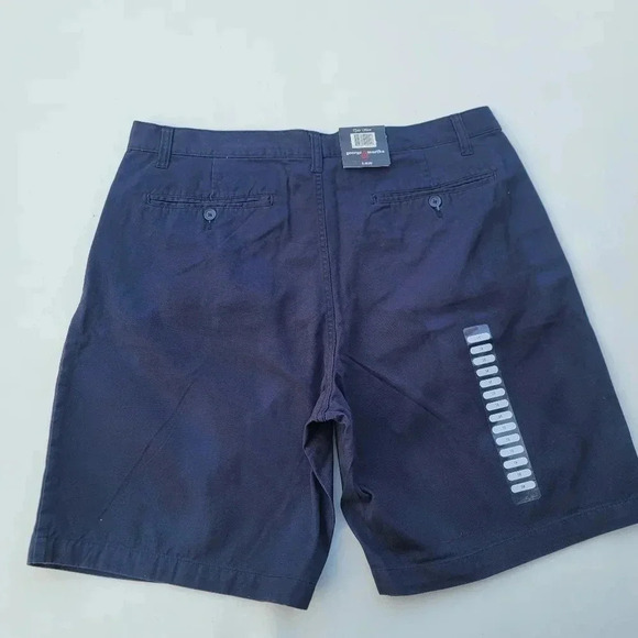 NWT $40 George & Martha Navy Blue Pleated Chino Men's Shorts Size 38 - Picture 8 of 11